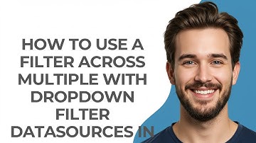 How to Use a Filter Across Multiple with Dropdown Filter Datasources In Tableau - GUIDE!
