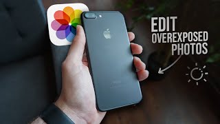 How to Edit Overexposed Photos on iPhone (tutorial) How To Fix An Overexposed Photo