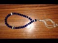 طريقة عمل سبحة من كريستال | How to make an islamic chaplet made of crystal