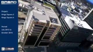 Kings Square (Towers 2 and 4) construction time-lapse