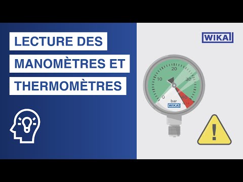 Vidéo: Le manomètre mesure-t-il la pression ?