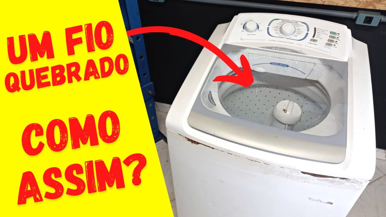 🔴 MÁQUINA ELECTROLUX só bate não centrifuga não joga agua fora
