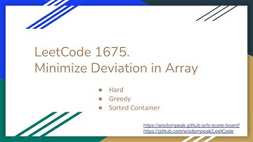 【每日一题】1675. Minimize Deviation in Array, 12/4/2020
