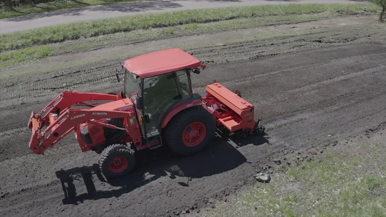 Spring Soil Prep and Hydroseeding - YouTube