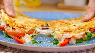 Breakfast in 5 minutes! My husband loves this delicious tortilla recipe! ASMR recipe! by Erstaunliche Rezepte 5,425 views 6 days ago 3 minutes, 22 seconds