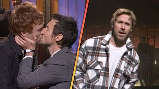 Snl Harry Styles Kisses Cast Member, Gets Ryan Gosling Ist