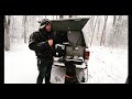 Solo Overnight Truck Camping With The Dog In A Winter Storm