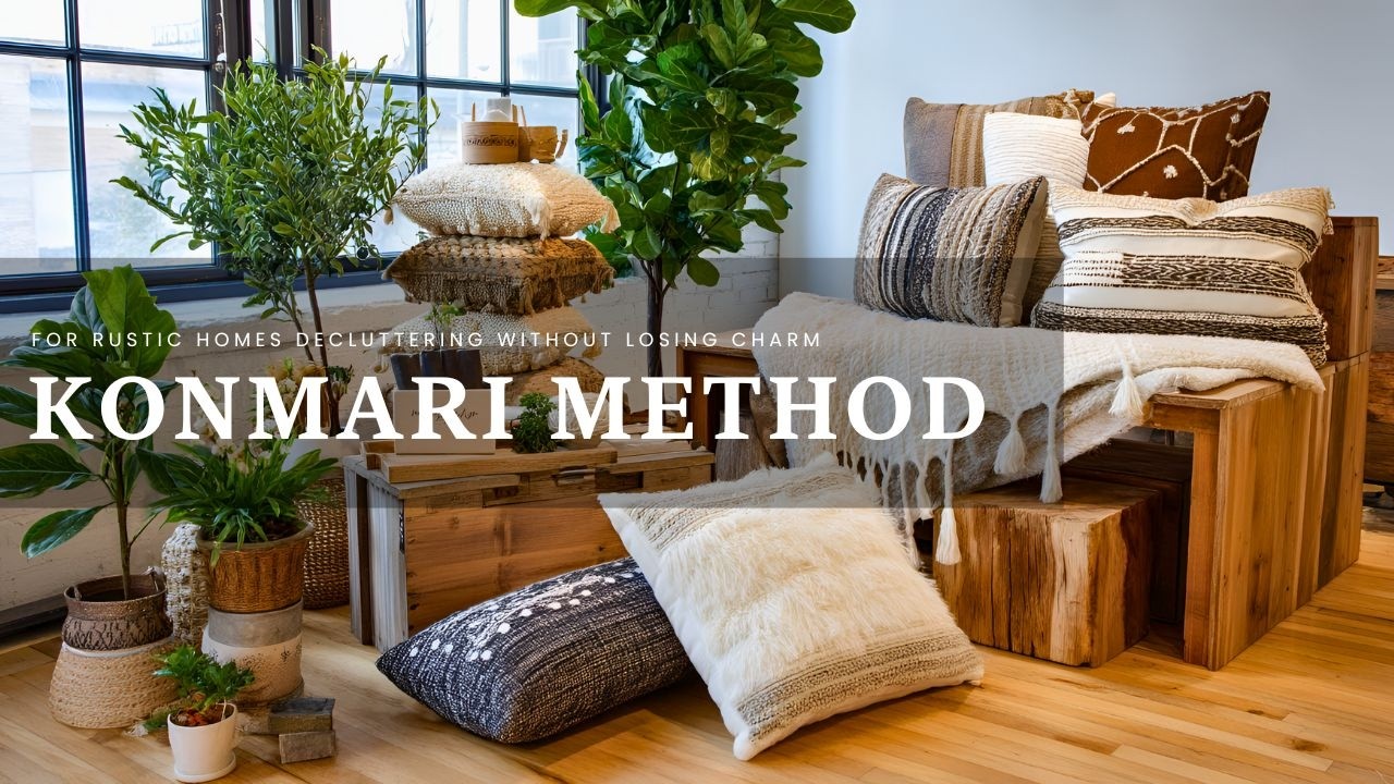 KonMari Method for Rustic Homes: Decluttering Without Losing Charm