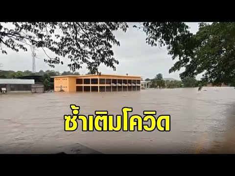 เตือน 12 จังหวัดเสี่ยงน้ำป่า-ดินถล่ม 28 ก.ค. - 3 ส.ค.นี้ แม่สอดยังอ่วม จมบาดาลซ้ำเติมโควิด