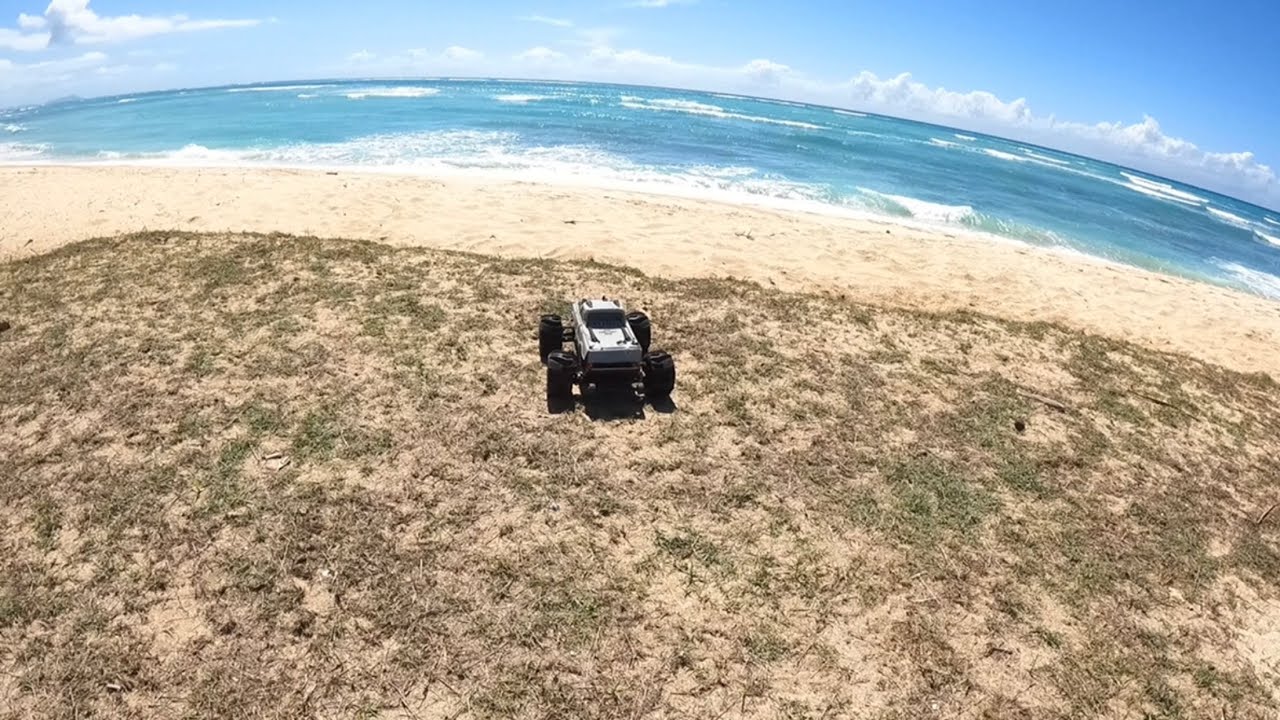 Proline dumont sand tires first Hawaii🌴 beach🌊 run part 2 with 3s upgraded granite