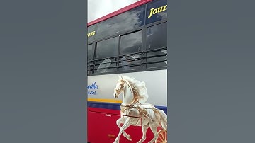 Ashwamedha segment KSRTC bus on mysore express way#like #share#subscribe #viral