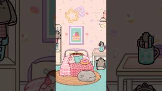 Pusheen inside Maple Avenue Building 🐾TOCA BOCA Teen Room Design Ideas #tocagirlz #TocaBocaxPusheen