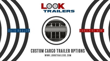 Custom Vision Auto Hauler By LOOK Trailers