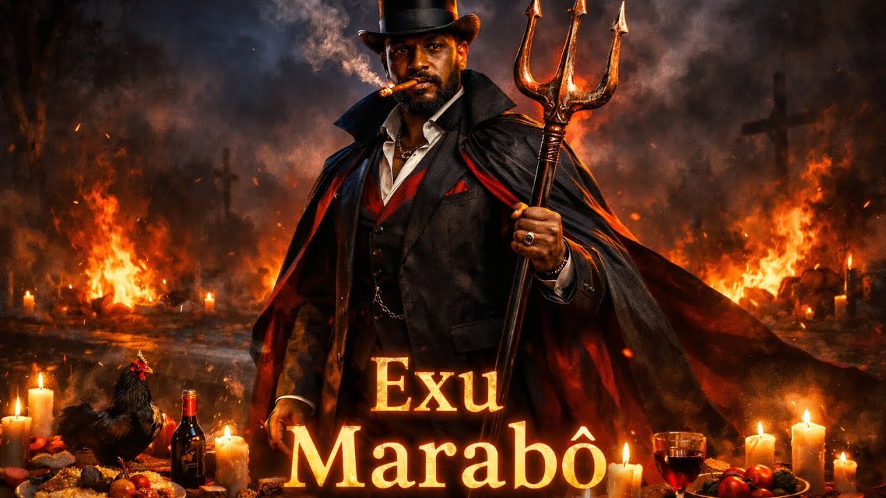 Exu Marabô é Rei 🔥 | Ponto de Umbanda na Encruza | Laroyê Exu Marabô