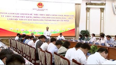Giám sát việc thực hành tiết kiệm, chống lãng phí tại TP Hồ Chí Minh