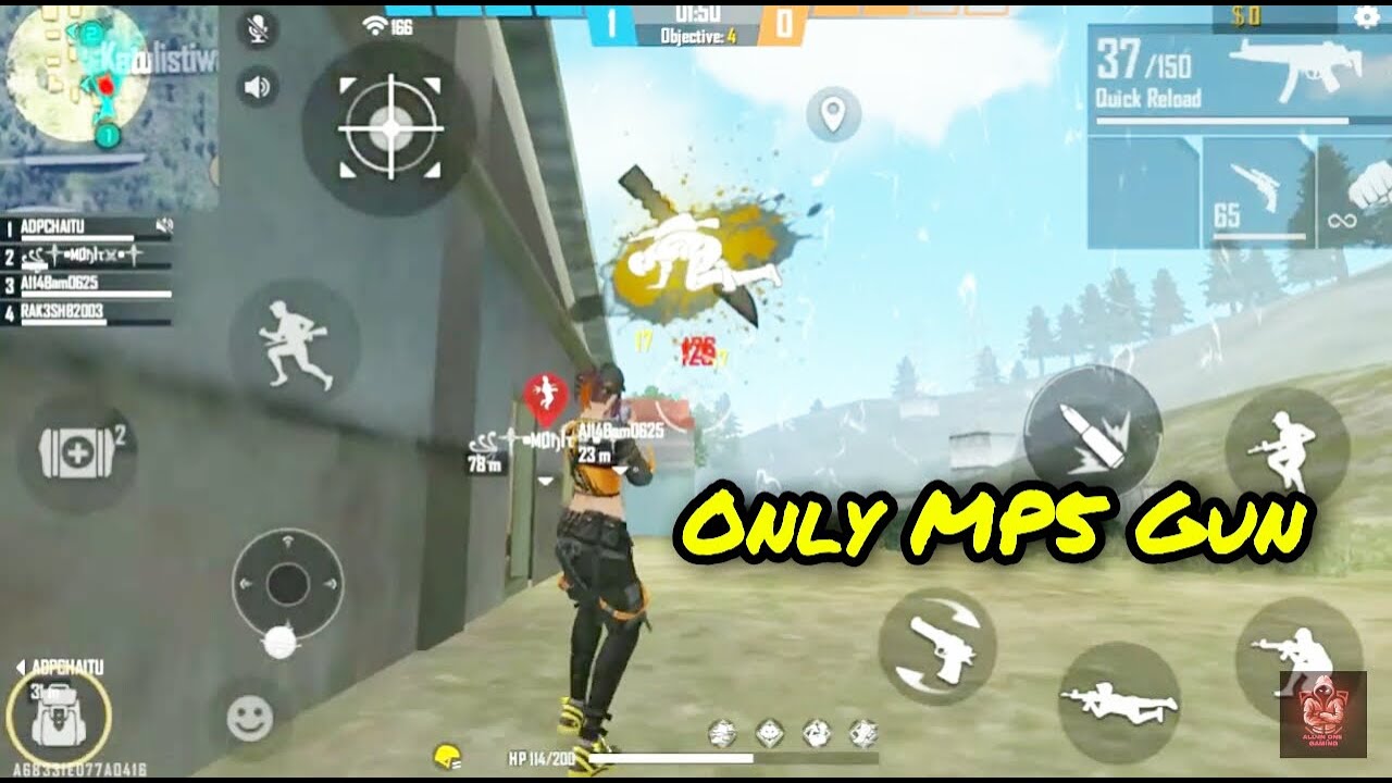 ONLY MP5 CHALLENGE IN CLASH SQUAD|FREE FIRE|