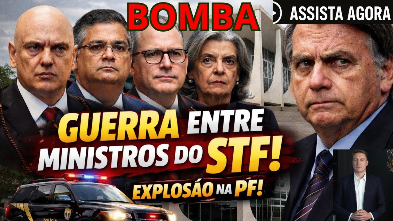 🚨 GUERRA NO STF  Operações da PF Escancaram Crise Sem Precedentes no Brasil ‐VEJA...