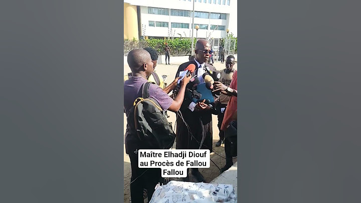 Maître Elhadji Diouf au Procès de Fallou Fallou #xibaartvhd #team221 #adamo #football #sports