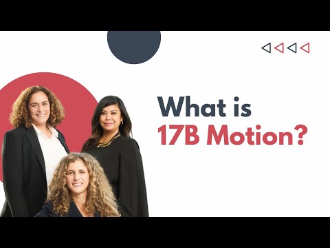 What is a 17B Motion?