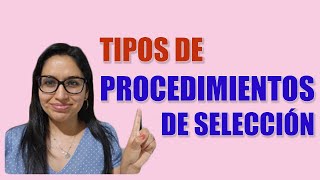 Types of selection procedures