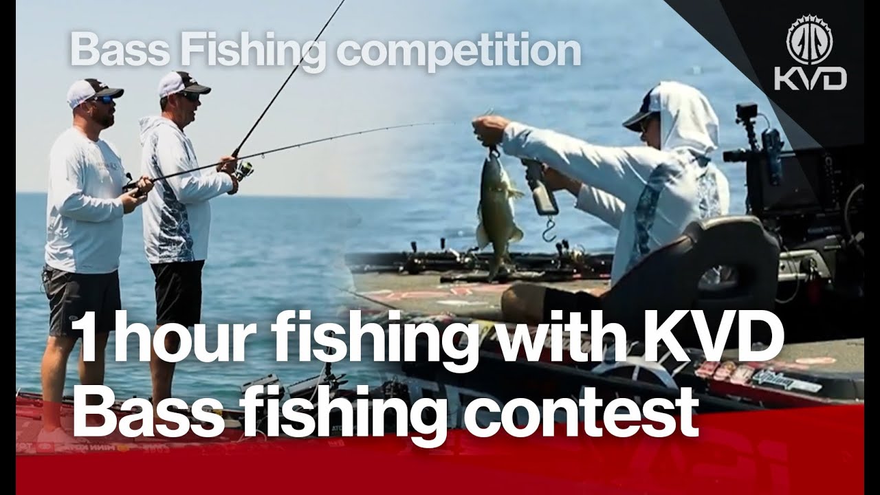 Bass Fishing 1-hour competition versus Kevin VanDam – highest weight wins