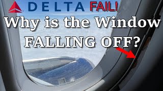 Why is the WINDOW BROKEN? Delta A319 ECONOMY Review