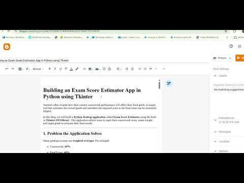 GaganData Solutions  Exam Score Estimator Desktop app in python