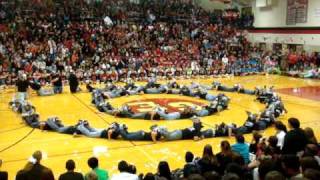 Glenbard East Pep Rally - Poms Security '09