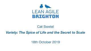 Cat Swetel - Variety: The Spice of Life and the Secret to Scale