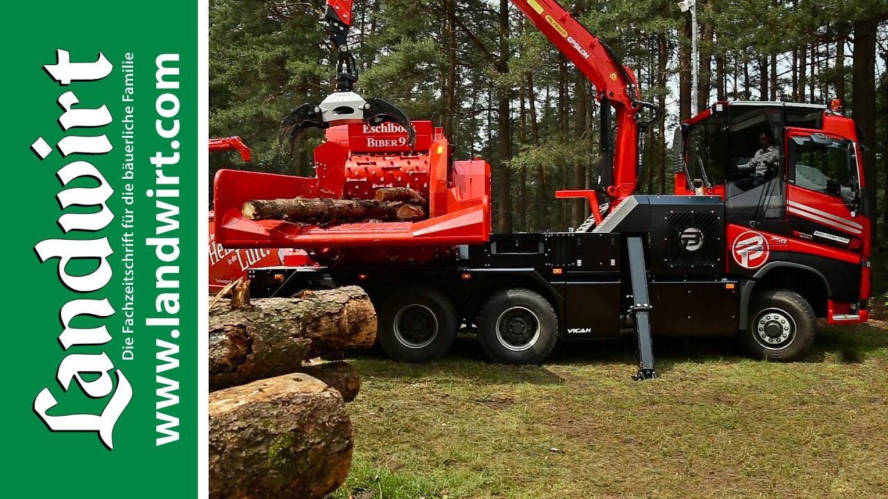 Eschlböck Biber Power Truck Vican | KWF-Tagung 2016 | landwirt.com