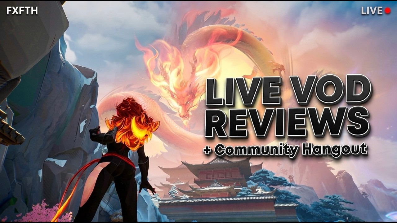 Forceballfx Rivals FXFTH - LIVE VOD REVIEWS + Community Fun | Marvel Rivals - YouTube