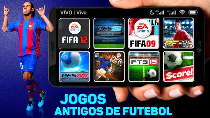 TOP 5 MELHORES JOGOS De FUTEBOL Antigos Para Celulares ANDROID