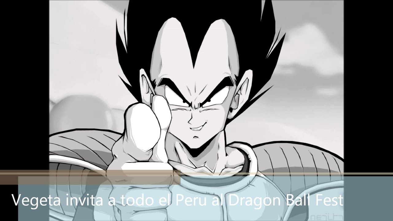 Vegeta Invita Al Dragon Ball Fest En Lima Peru YouTube