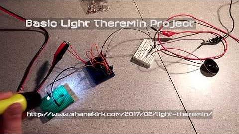 Basic "Light Theremin" Demo