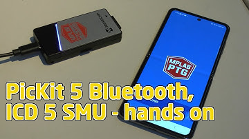 MicroChip ICD5 / PicKit 5 - making sense of Bluetooth and the power monitor functionality