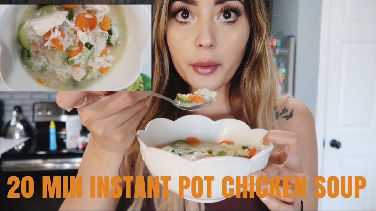 Instant Pot simple 20 Min Caldo de Pollo (Chicken Soup) Beginner friendly, MINIMAL INGRIDIENTS