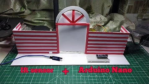 Automatic door opening using IR Sensor and Arduino || Rudra DIY Crafts