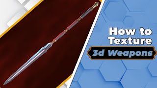 Texture a Sword in Substance Painter | Easy 3D Weapon Tutorial