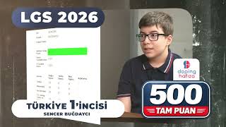 LGS 2026 Türkiye Birincisi Kullanıcımızın 500 Tam Puan Sırrı: \