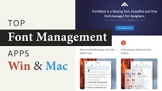Best Font Manager Apps for Windows and Mac (Free and Paid) screenshot 1