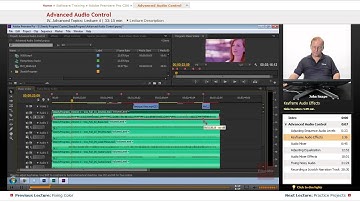 "Advanced Audio Control" | Adobe Premiere Pro CS6 with Educator.com