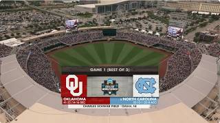 Oklahoma vs North Carolina | 6-20-2026 | MCWS Finals Game 1