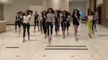 Stan Twitter: Miss Universe Thailand models walking to "ASAP" by StayC