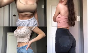 ASMR Try On Summer Clothing Haul  Garage, Pretty Little Thing, FashionNova