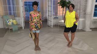 Women with Control My Wonder Denim Pull-On Shorts on QVC