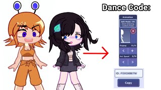 Money Money Green Green Dance Code in Gacha life 2 ?