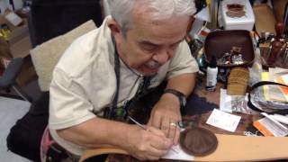 Transferring image to leather