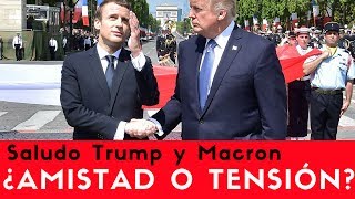 Saludo Trump y Macron  ¿Amistad o tensión? - Análisis lenguaje corporal