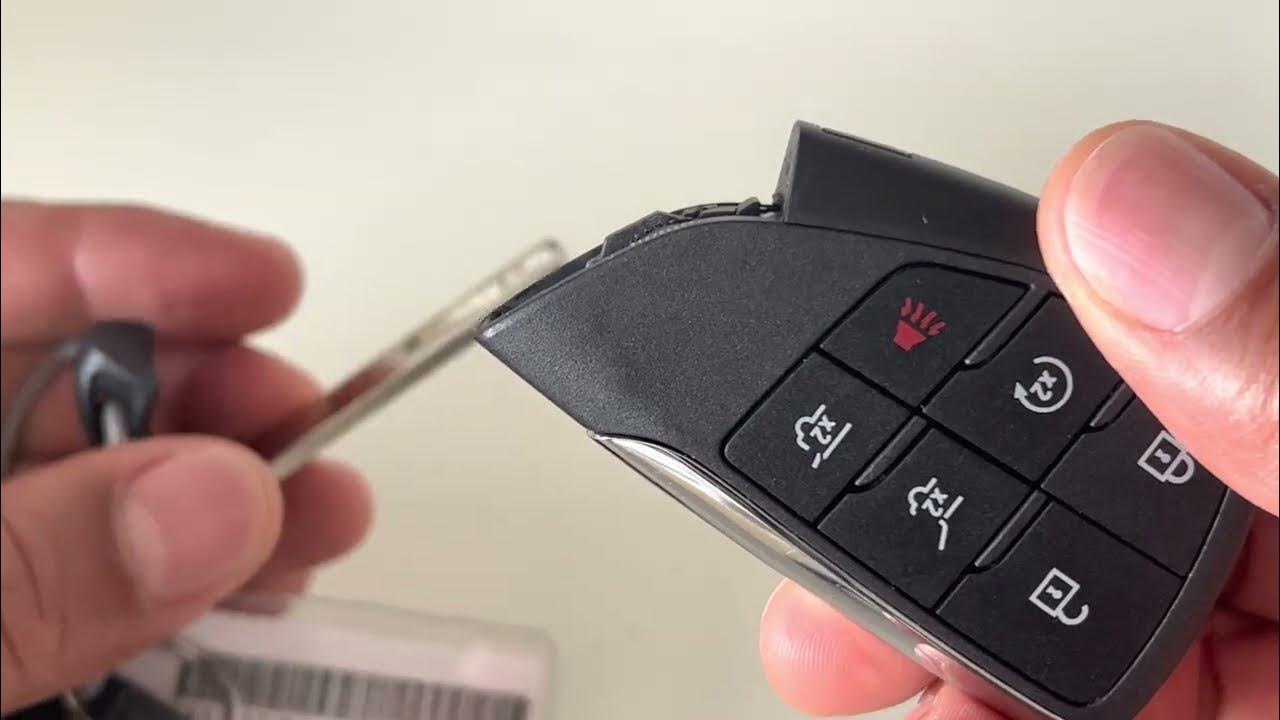 Chevy Tahoe How to Remove Physical Key From Key Fob YouTube
