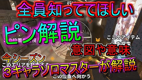 【APEX LEGENDS】皆知っててほしい超大事なピン解説【エーペックスレジェンズ】